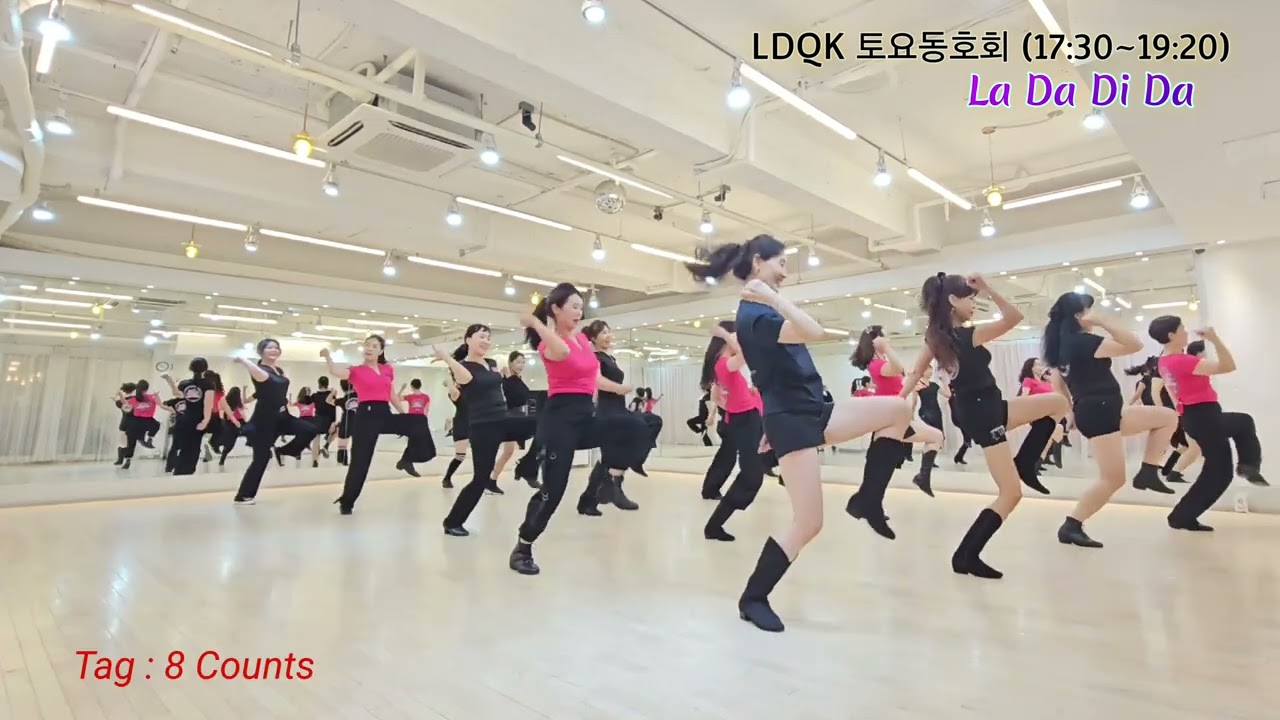 La Da Di Da Line Dance l Средний уровень l La Da Di Da Line Dance l Linedancequeen l Чонхе Юн