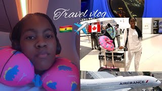 TRAVEL VLOG | MOVING FROM GHANA TO CANADA ALONE…lets goo ✈️.  |Vonnie #studyincanada