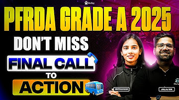 PFRDA Grade A Preparation 2025 | PFRDA Assistant Manager/Officer Exam Coaching | PFRDA Crash Course