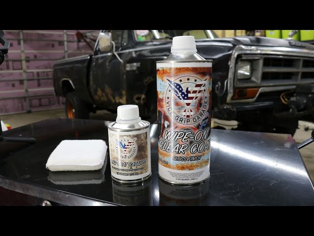 We Test Vice Grip Garage's Patina Protector (Wipe-on Clearcoat)! 