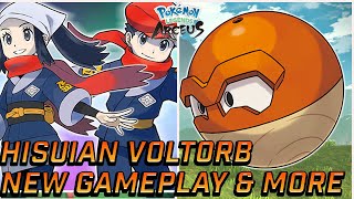 Hisuian Voltorb, New Gameplay Footage &amp; Leaks Pokemon Legends Arceus