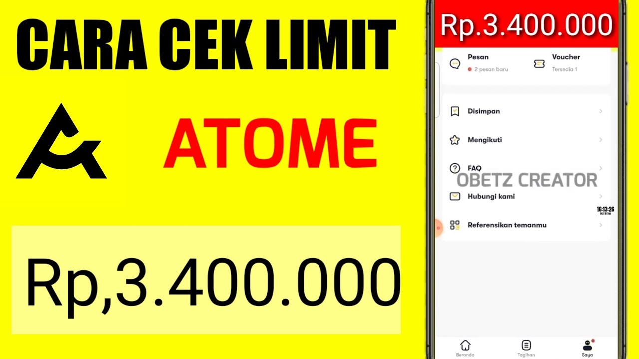 menu limit atome