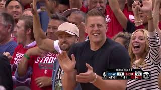 Eric Gordon Hits The Huge Three Game 5 Warriors Vs Rockets May 24 2018 2018 Nba West Finals