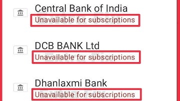 How To Fix Unavailable for subscriptions Problem Solve in Play Store Peyment Methods
