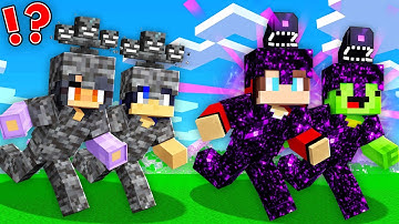 ENDER STORM ARMOR Speedrunners vs WITHER STORM ARMOR Hunters : JJ, Mikey vs Aphmau, Ein in Minecraft