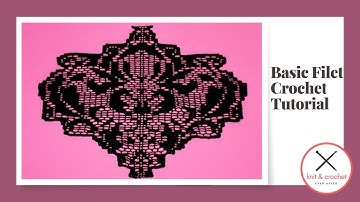 Basic Filet Crochet Tutorial With Free Pattern Link ~ Damask Doily Free Crochet Pattern ~ How To