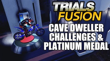 Trials Fusion Cave Dweller Challenges & Platinum Medal - Pull The Plug Neurotoxicology Cavebaggie