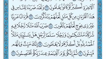 39سورة الزمر   ماهر المعيقلي   Surat zumar   Maher Al Muaiqly