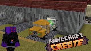 Postavil jsem funkční náklaďák v minecraft Creatu!