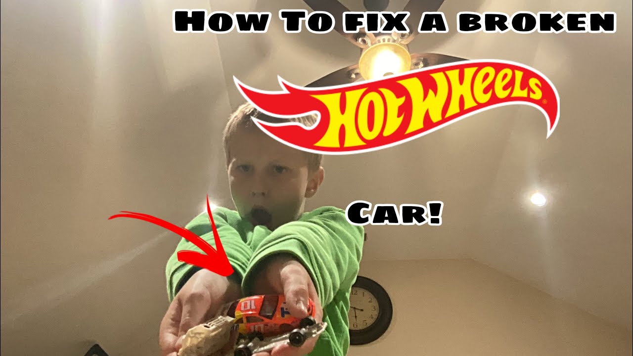 HOW TO FIX A BROKEN HOTWHEELS CAR!! YouTube