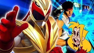 LITERALLY a MVC3 Character! Crimson Hawk Ryu Combos & Discovery - Power Rangers Battle for the Grid