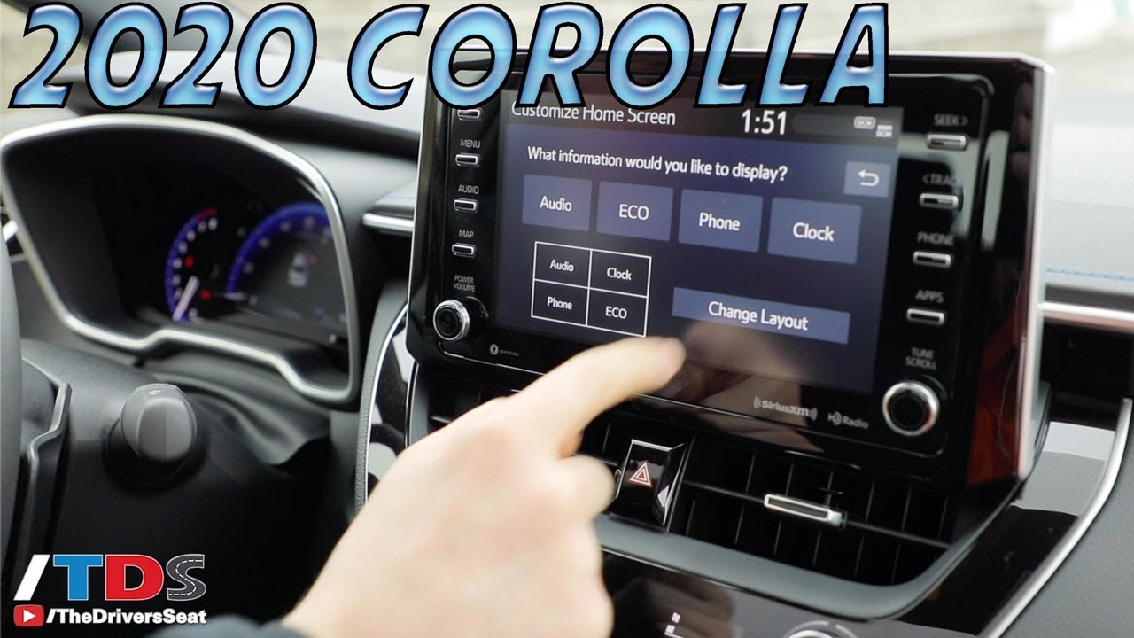 Toyota Corolla 2020 Dashboard