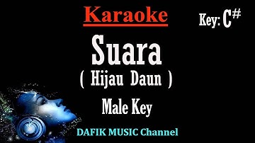 Suara / Ku Berharap (Karaoke) Hijau Daun Nada Pria/ Cowok/ Male key  C#