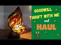 Goodwill Shop Along With Me and HAUL! Cute Lamps, Home Decor, and More!
