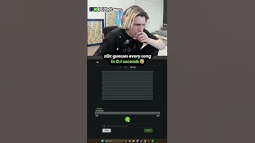 xQc GUESSES Every Song In 0.1 SECONDS 🤯 #xqc #song #funny