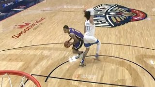 Kyle Kuzma with a memorable Kobe style dunk off the backboard👀