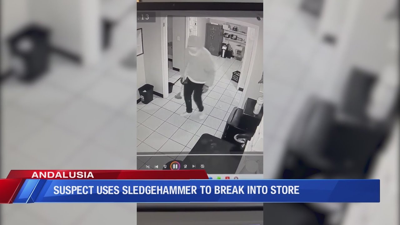 Man tries to use sledgehammer to break into Andalusia store safe ...