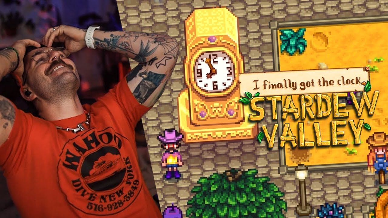 i finally got the golden clock // stardew pt. 17