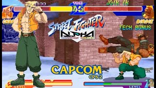 Street Fighter Alpha:Warriors' Dreams Expert Difficulty Charlie Nash no lose Playthrough