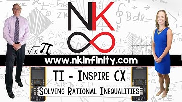 TI - Nspire CX Tutorial – Solving Rational Inequalities
