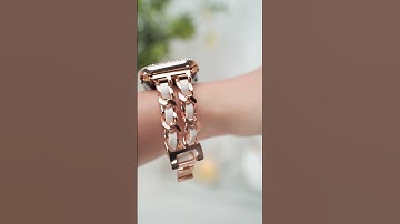 Thumbnail of Rose Gold Bling Apple Watch Band Case & Band #applewatchband #outfit #watchband #shorts