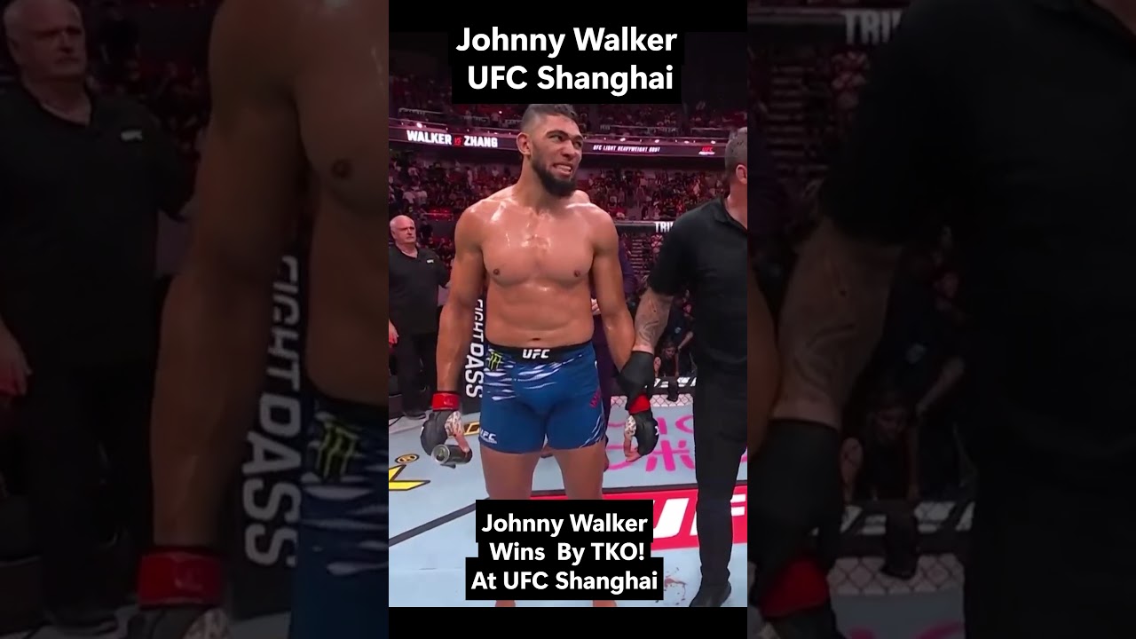 Johnny Walker Wins By TKO! At UFC Shanghai 
