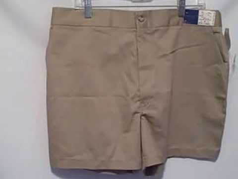 towncraft-men's-khaki-shorts-dress-casual-work-size-42-new-with-tags