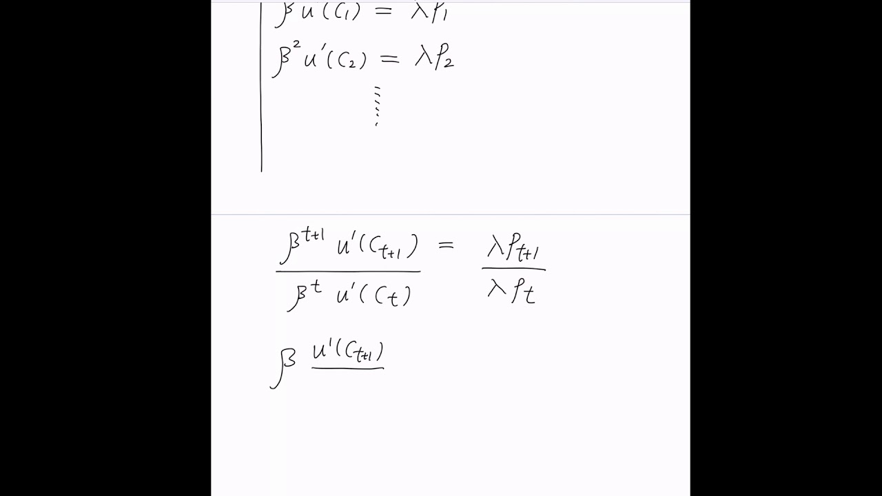 マクロ経済学 No.097 (上級トピック) AKモデル (Cakeeating problem) YouTube