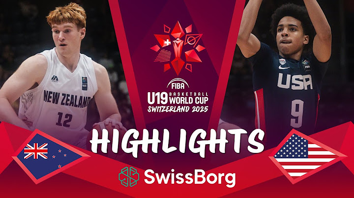 New Zealand 🇳🇿 vs USA 🇺🇸  | Semi-Finals | Highlights | FIBA U19 Basketball World Cup 2025