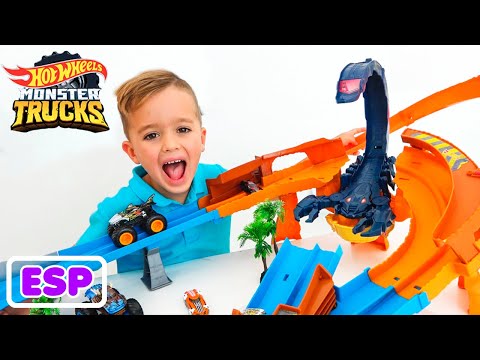 Vlad y Niki recogen coches de juguete | Camiones Monstruos De Hot Wheels
