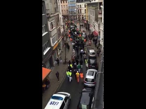 Une marche pacifique