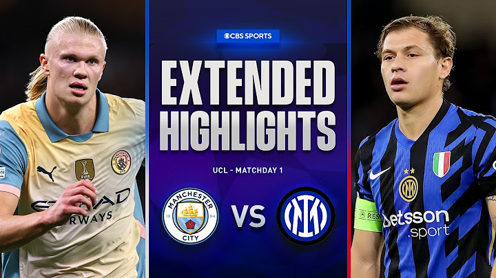 Man. City vs. Inter: Extended Highlights | UCL League Phase MD 1 | CBS Sports Golazo