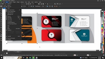 How to Create Business Card Design in Corel Draw | Visiting Card Design Tutorial
