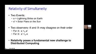 Siddhartha Jayanti - Quantum and Relativistic Distributed Computing