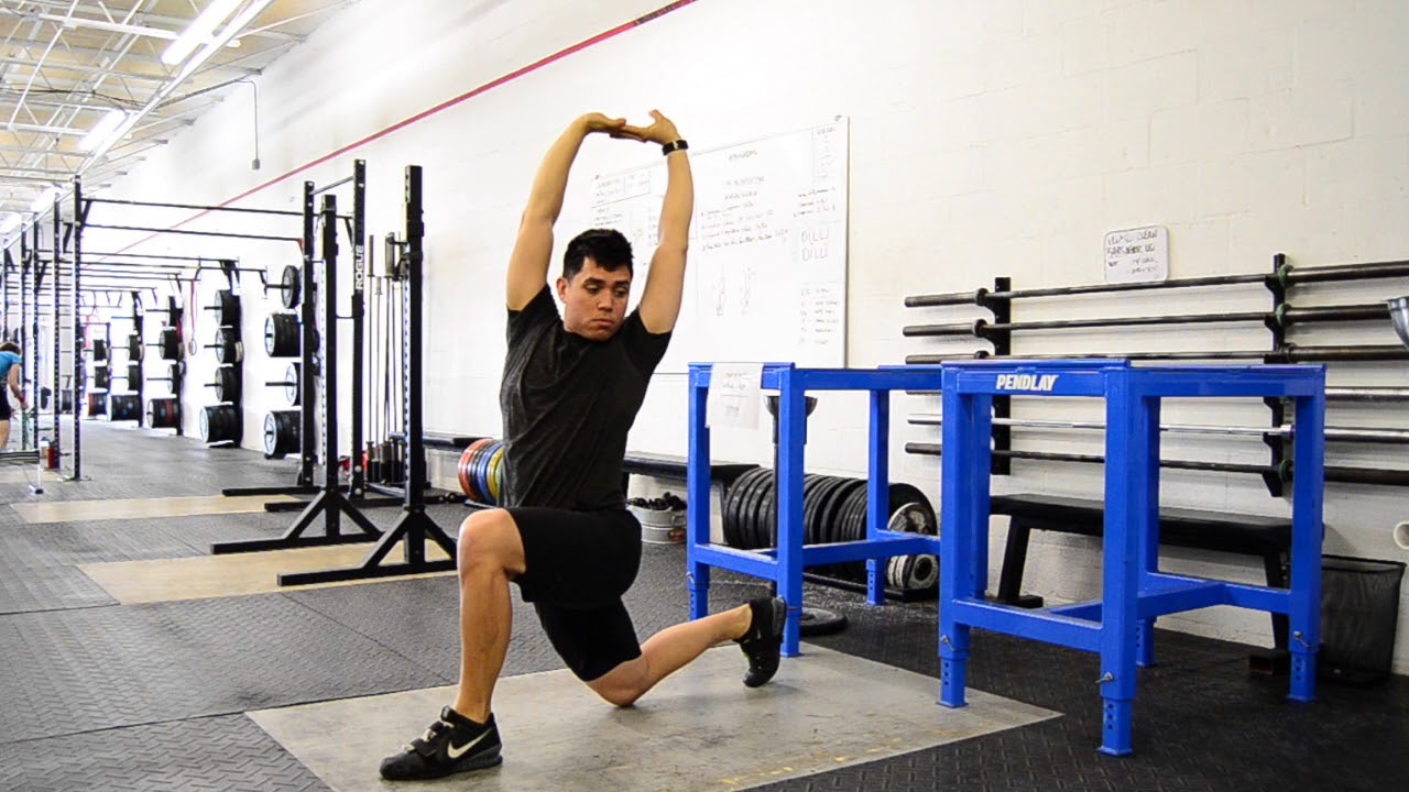 Samson Stretch with Rotation Exercise Demonstration for Olympic