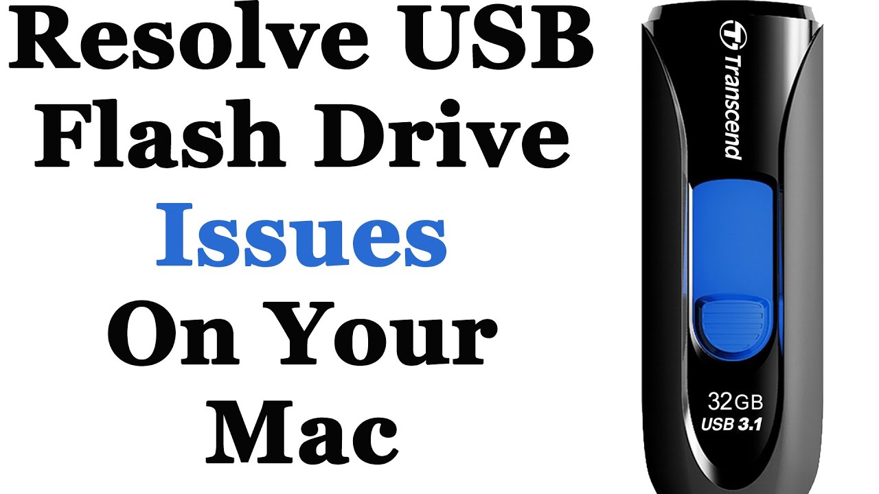 How To Troubleshoot With USB Flash Drives Not On A Mac - YouTube