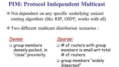 PROTOCOL INDEPENDENT MULTICAST (PIM )-(HINDI+ENGLISH)