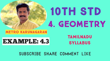 10th Std Maths Example 4.3 Observe and find angle P