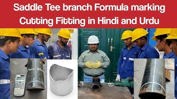 pipe saddle marking and cutting | saddle | Saddle marking | saddle tee | saddle depth @Shoaib Nasir