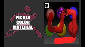 【ZBrush 2022】【memo】PICKER：COLOR｜MATERIAL