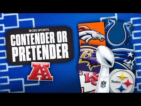 Are these AFC Teams Contenders or Pretenders? | Ravens, Steelers, Patriots, Broncos, Colts & MORE 🏆