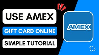 ✅ How To Use American Express Amex Gift Card Online
