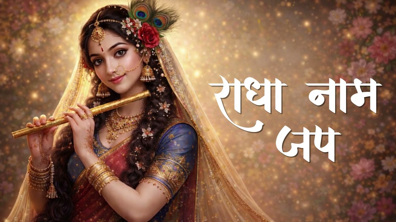 Radha Naam Jap | मन को शांति देने वाला भक्ति जाप | Radha Naam Dhara