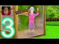 Scary Teacher 3D - Gameplay Walkthrough Part 4 New Levels Stinky Sauna (Android/iOS)