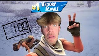 1 MINUTE LOOT CHALLENGE (Fortnite Battle Royal) 