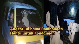 VIRAL!!! SUPIR ANGKOT WANITA MATI MENDADAK SAAT SADAR PENUMPANG NYA KUNTILANAK DAN GENDERUWO