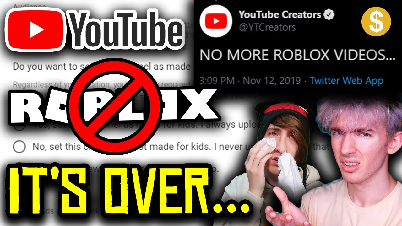 This Is The End Of Roblox Youtubers Roblox Banned New Ftc Coppa Youtube Update New Changes Youtube - nea bad admins roblox