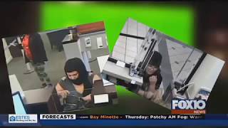 Woman tied to two bank robberies