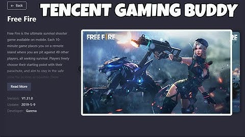 Cara Instal Free Fire Version 1.31.0 Official Tencent Gaming Buddy