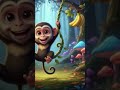 Meet Momo the Clever Monkey! 🐒🍌 | Fun Learning for Kids #Shorts